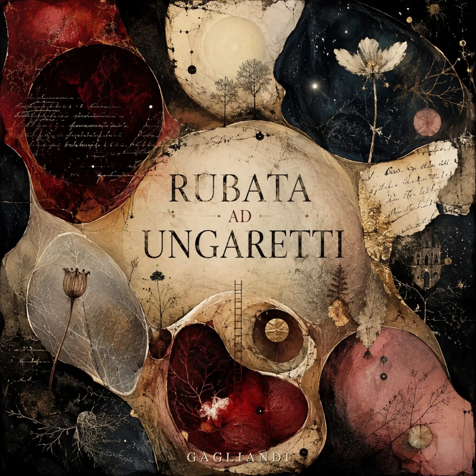 Copertina di Rubata ad Ungaretti di Gagliandi